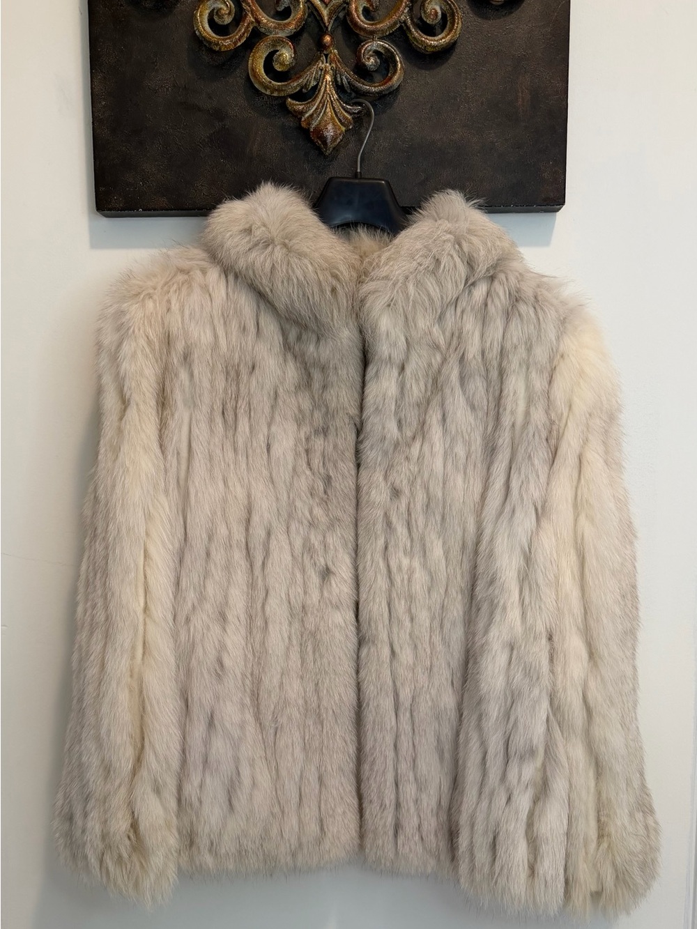 Luxurious, Beautiful, Real Fox Fur Coat by YUDOFSKY Furriers